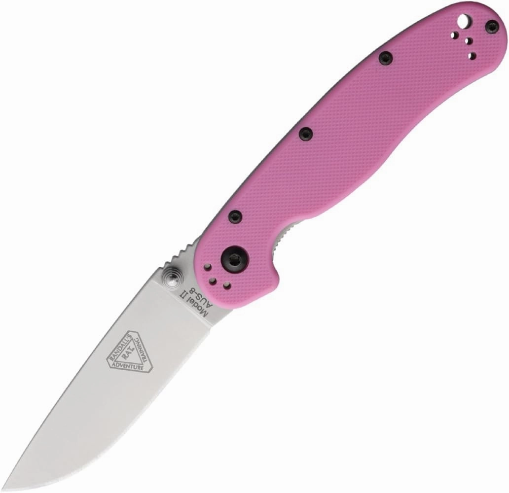 Brite Strike Ontario Knife 8862 Folding Knife, Pink