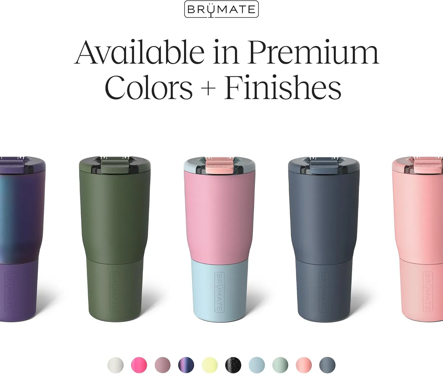 BrüMate Nav 25oz 100% Leak Proof Insulated Travel Tumbler with Magnetic BevLock™ Lid - Double Wall Cup-Holder Friendly Stainless Steel Mug (Dune)