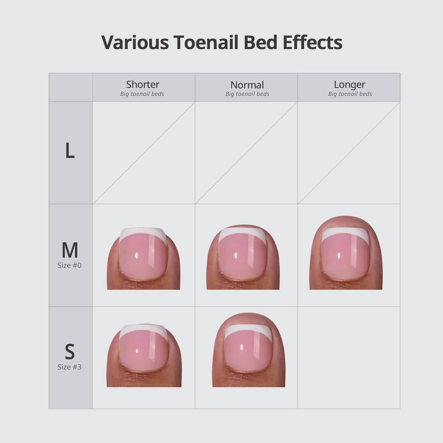 BTArtbox Press on Toenails Short, Metallic Mirror Sliver Toenail Press Ons Square, Fit Perfectly Press on Toe Nails with Glue, Fake Toenails in 16 Sizes- 32 Toenails Kit, Love Streams