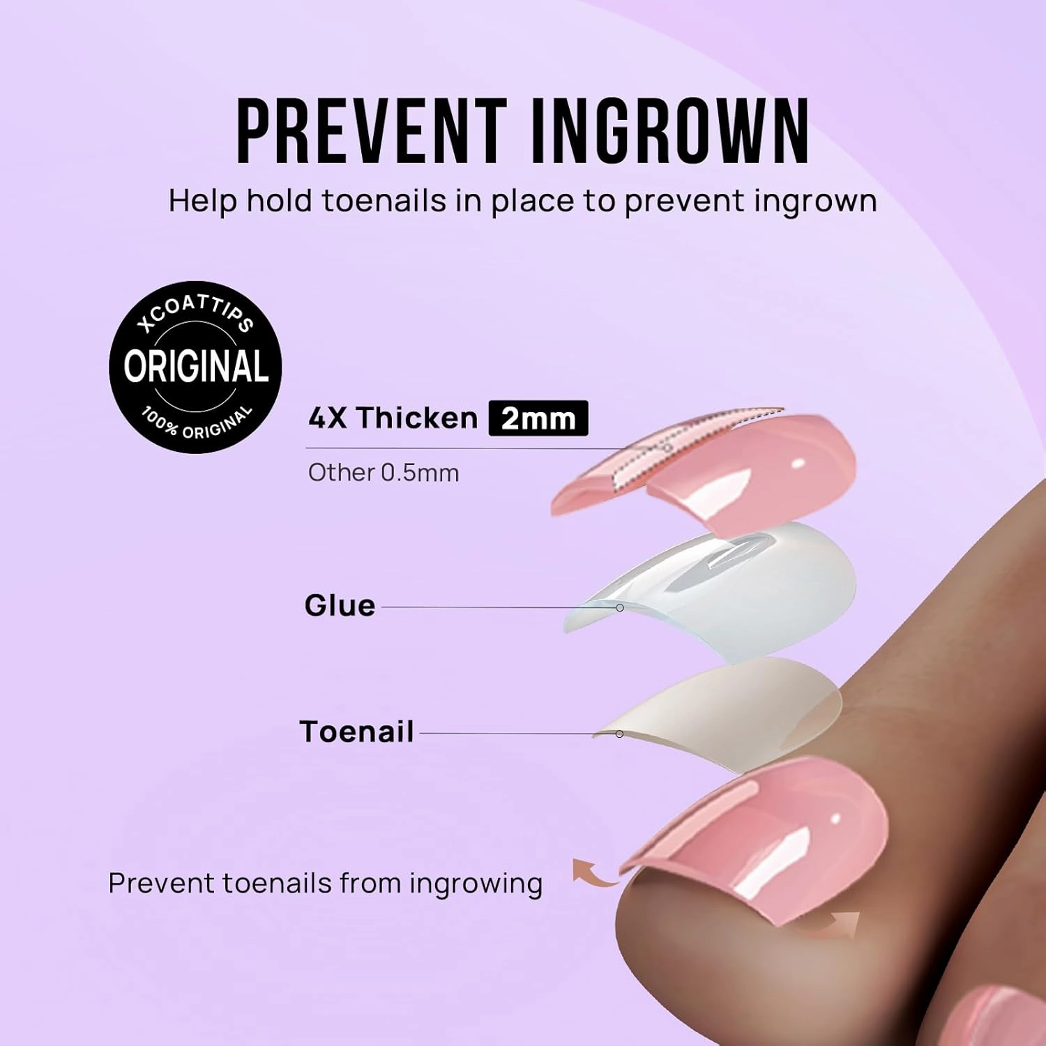 BTArtbox Press on Toenails Short, Metallic Mirror Sliver Toenail Press Ons Square, Fit Perfectly Press on Toe Nails with Glue, Fake Toenails in 16 Sizes- 32 Toenails Kit, Love Streams