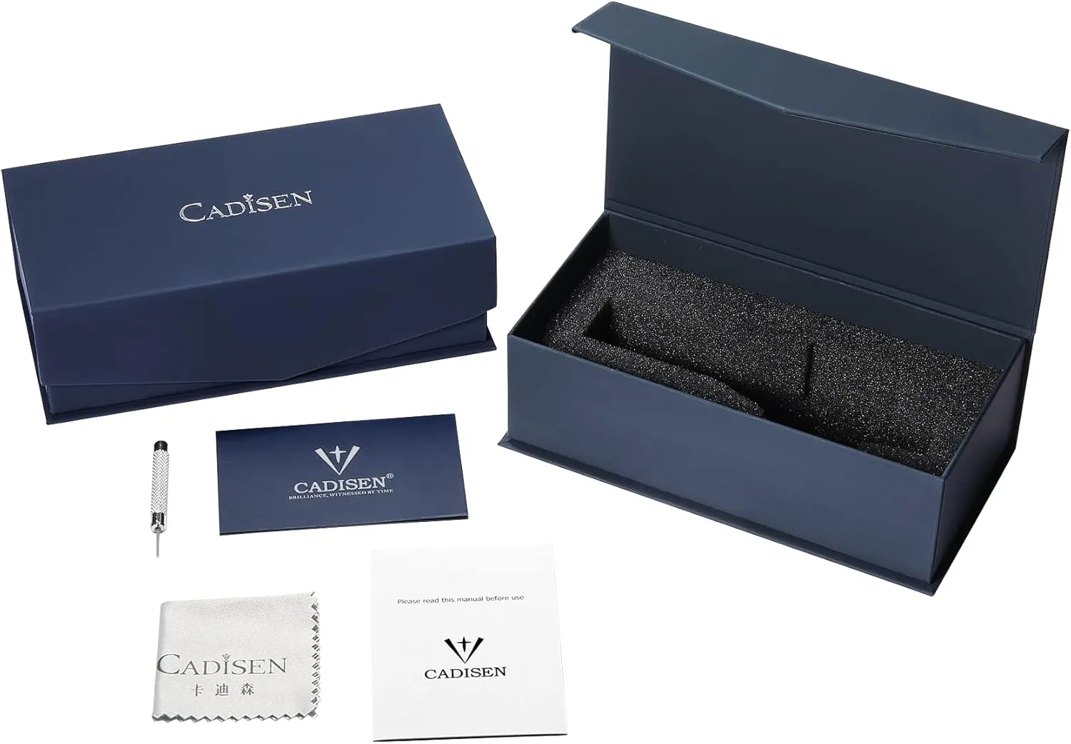 CADISEN Automatic Watches Men's Mechanical MIYOTA 8215 Business Waterproof Wristwatch