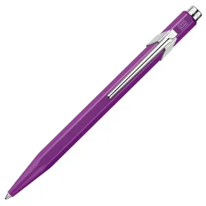 CARAN D'ACHE NF0849-605 Caran d'Ache Ballpoint Pen, Oil-based, 849 Color Matte X, Violet, Genuine Imported
