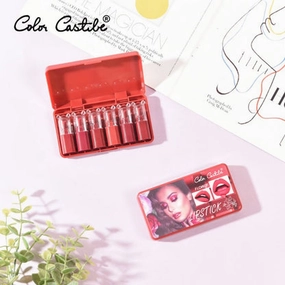 Castle 6) of Special offer Luxurious touch (Pack Flower Color Matte Lipstick