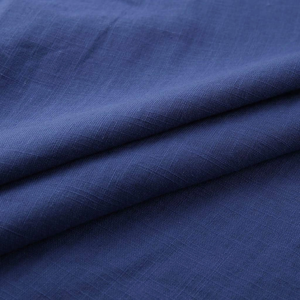 Ceboyel Cotton Linen Tops for Women 3/4 Sleeve Crewneck Tunic Blouses Dressy Causal Gauze Shirts Ladies Summer Clothing 2025