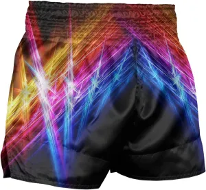ChenHang Men Thai Boxing Shorts Dazzle Light Japan Tori Pink Snake USA Stars Sports Trunks Athlete Workout Gym MMA Shorts