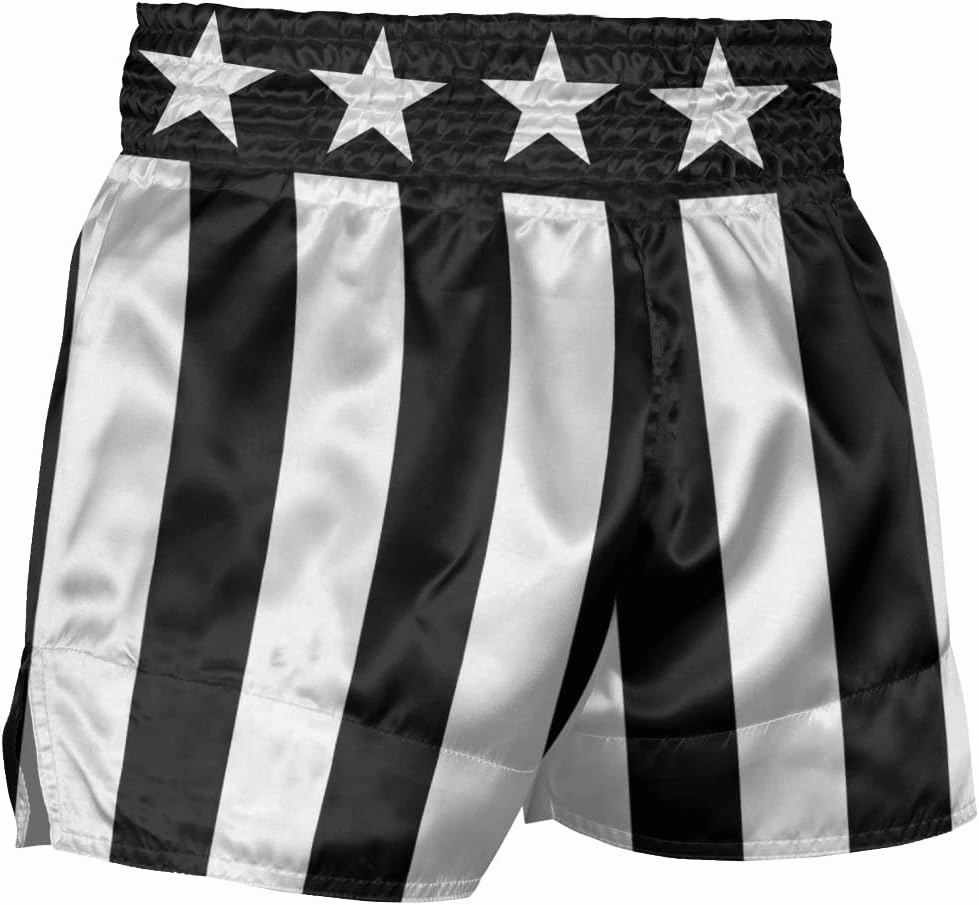 ChenHang Men Thai Boxing Shorts Dazzle Light Japan Tori Pink Snake USA Stars Sports Trunks Athlete Workout Gym MMA Shorts