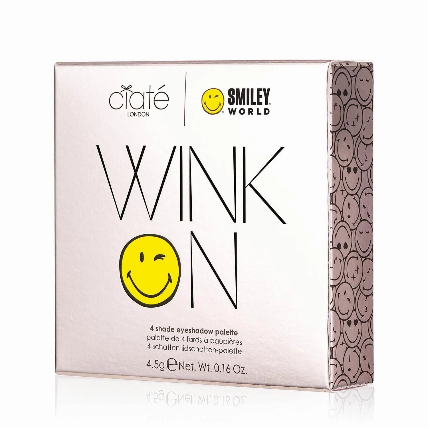 Ciate London Smiley world Wink on 4 Shade eyeshadow palette - 4.5g