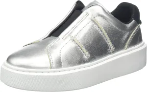 Clarks Women's Hero Lite Trainers, Metallic Silver, 5 Women