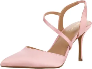 Closed Toe Slingback Heels Wedding High Stiletto Heel for Women 3.3 Inch Ankle Strap Pointed Toe Pumps Prom Dress Bride Shoes for Dinner Party Sexy