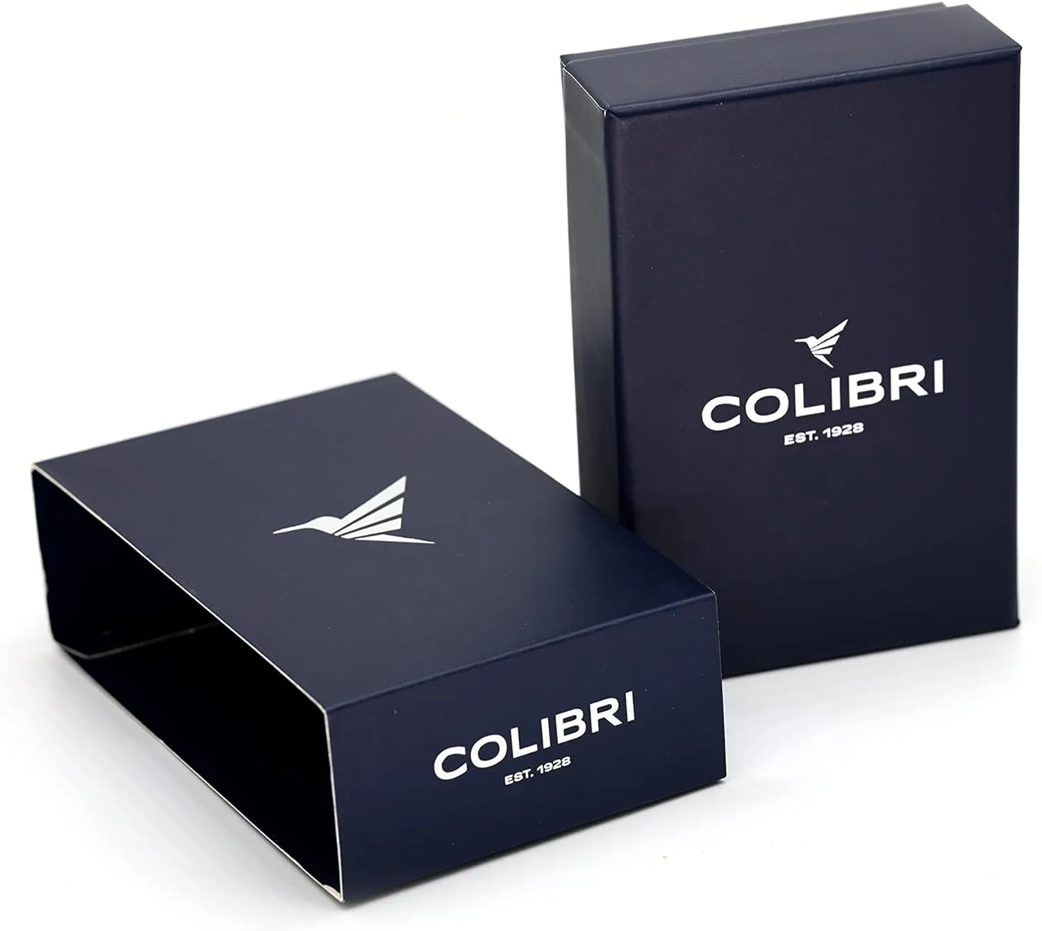 Colibri Slide Double-Jet Lighter - Matte Black   Rose Gold