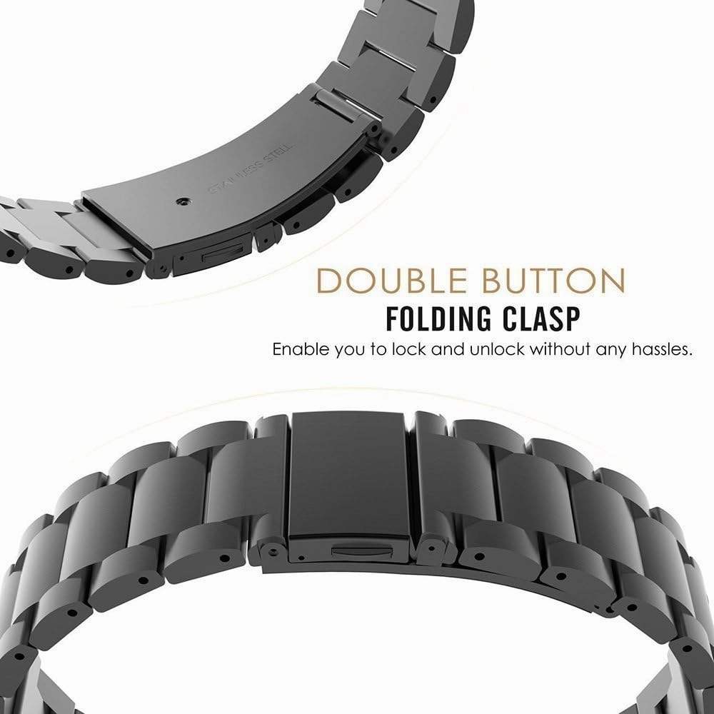 Compatible with Garmin Approach S44 Band, 20mm Quick Release Stainless Steel Metal Durable Replacement Strap Bracelet Compatible for Garmin Approach S50, S44, S42, S40 Smartwatch