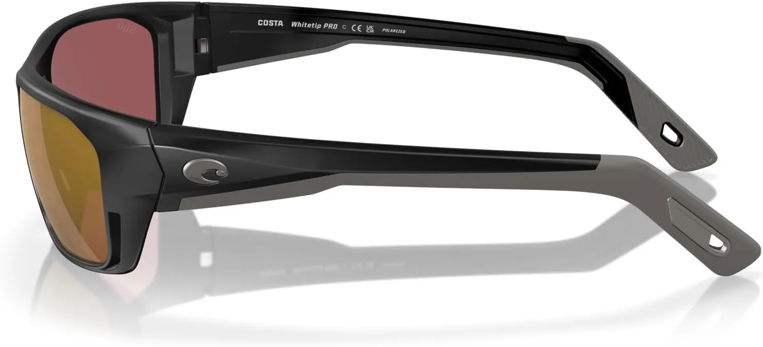 Costa del Mar Men's Whitetip Pro Rectangular Sunglasses