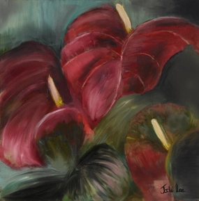 Crimson Blush Canvas Print