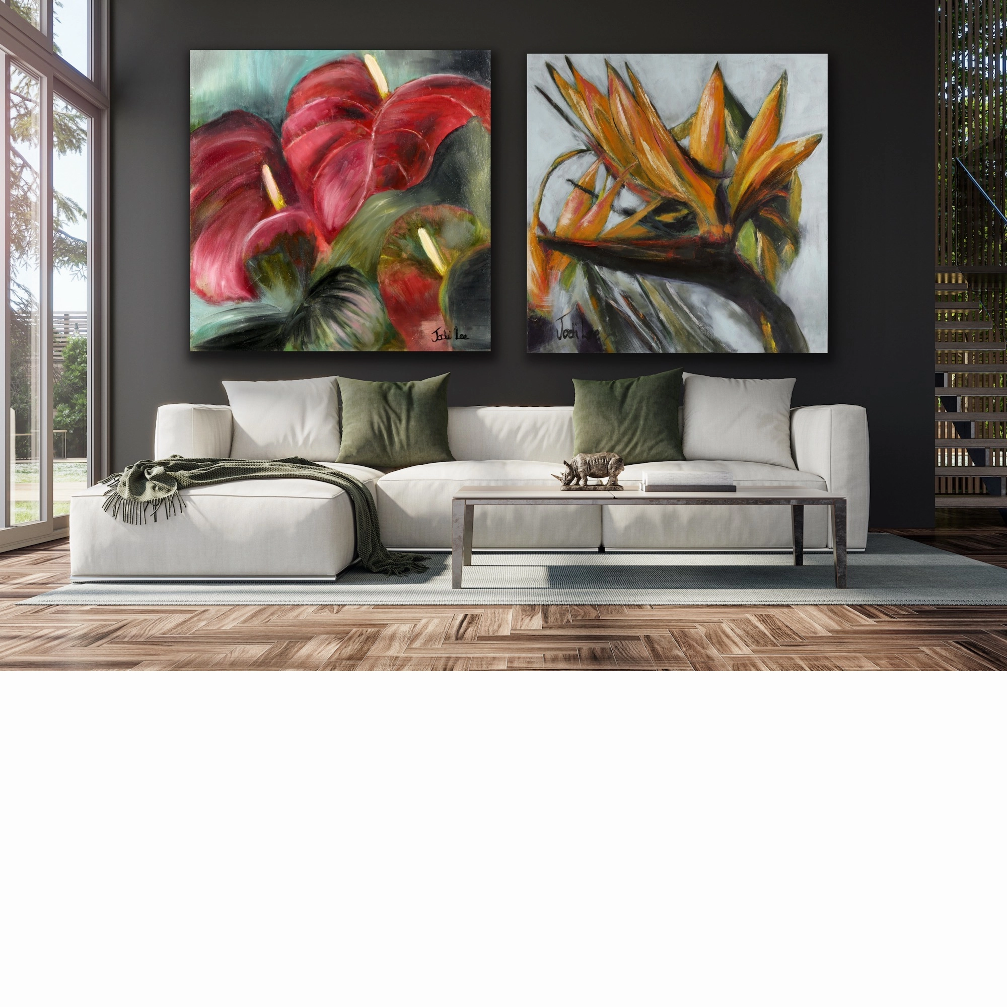 Crimson Blush Canvas Print