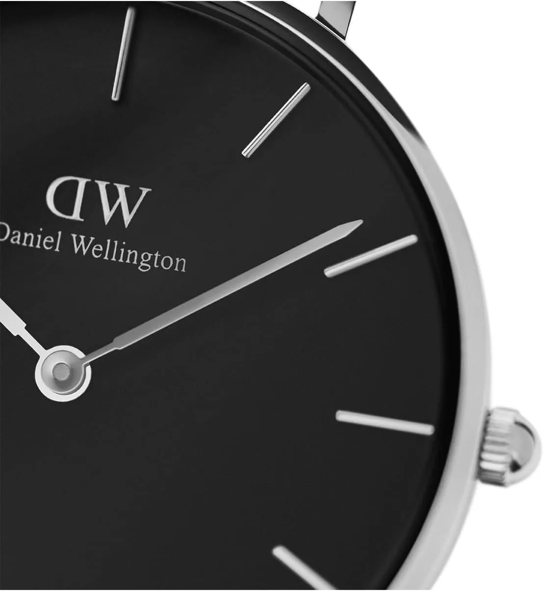 Daniel Wellington Petite Ashfield Watch, Matte Black Mesh Bracelet