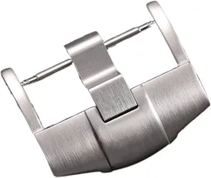 DASEB Merjust 24mm Silver Black Rose Gold Brushed Matte Stainless Steel Pin Buckle Clasp For Ap Royal Oak Watch With Word