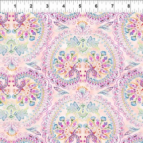 Daydreams by Jason Yenter for In the Beginning - Floral Paisley Multi by the yard 3566
