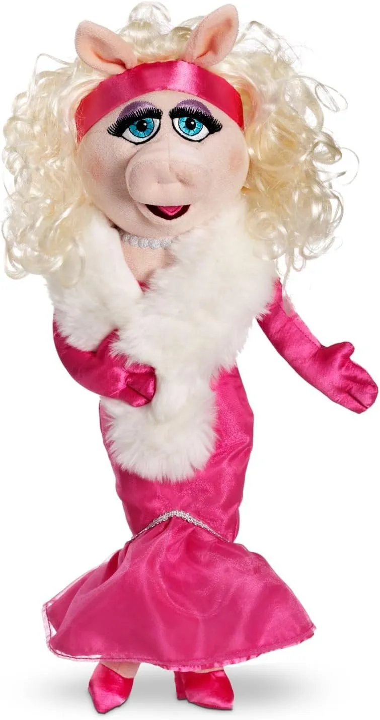 Disney Store Official Miss Piggy Plush Toy - Iconic 19-Inch Diva from The Muppets Collection - Glamorous & Detailed Design for Fans & Kids - Muppet Show Diva Collectible