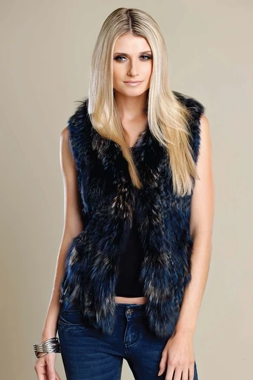 Dolce Cabo fur vest # 4545 4 colors