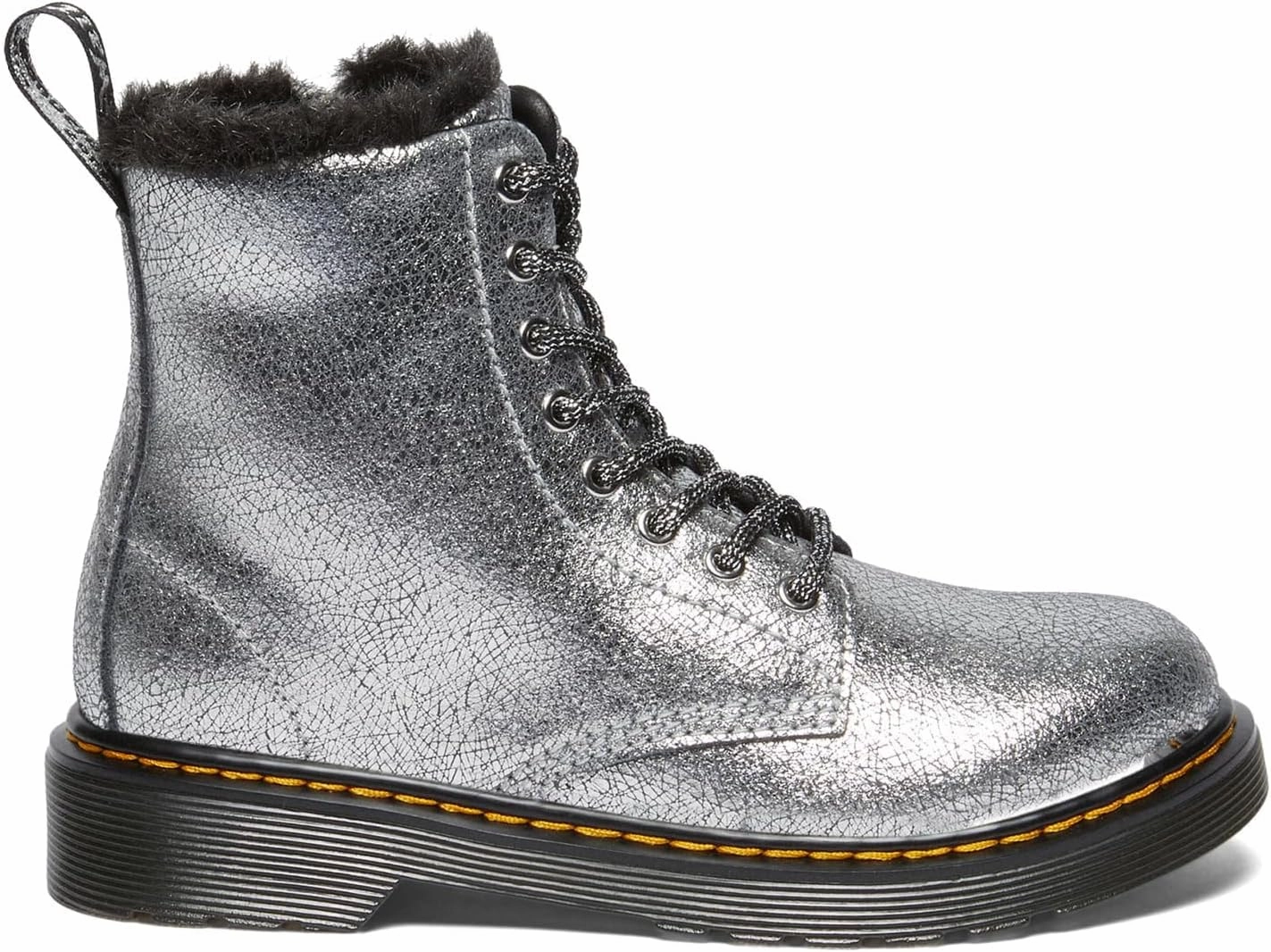 Dr. Martens Unisex-Child 1460 Serena Youth (Big Kid) Ankle Boot