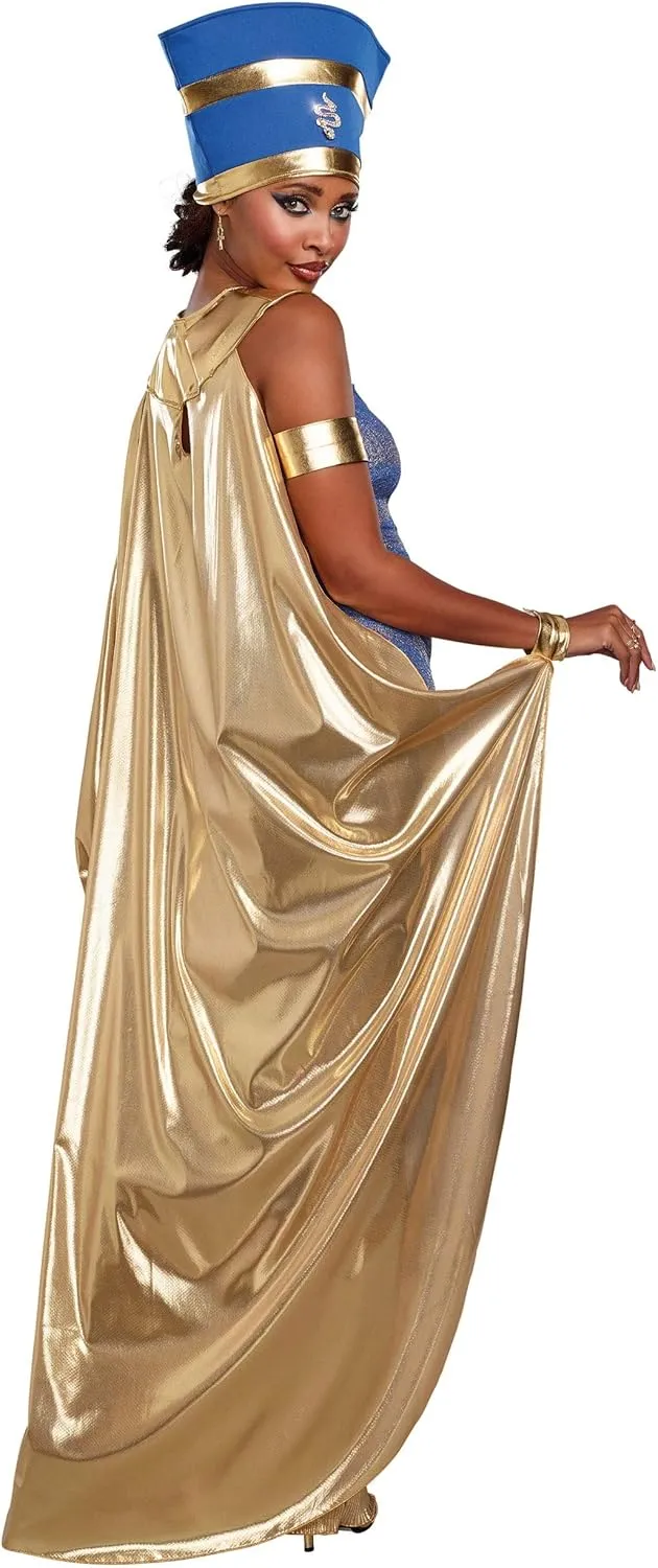 Dreamgirl Women's Luxurious Metallic Nefertiti Costume Gown