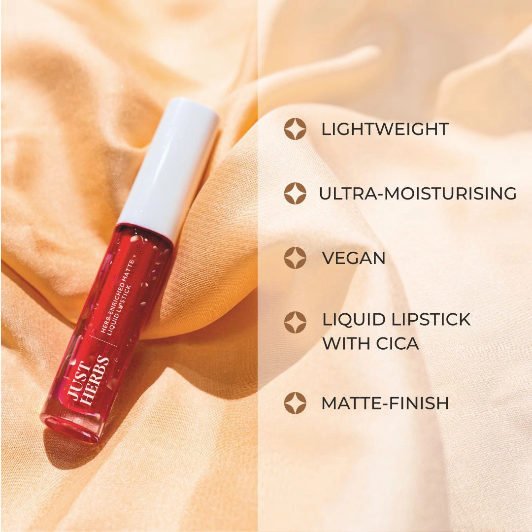 Dusty Rose: Herb-enriched Matte Liquid Lipstick