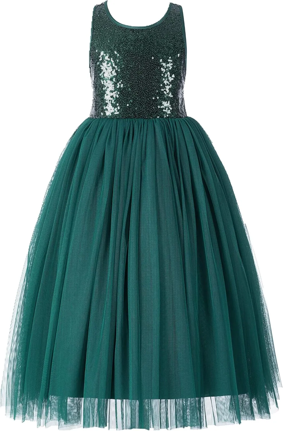 ekidsbridal Crossed Straps A-Line Junior Flower Girl Dresses Pageant Dress Ball Gown 177