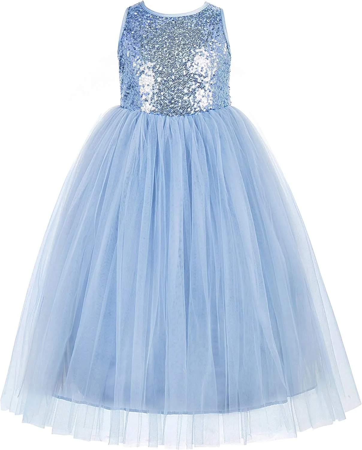 ekidsbridal Crossed Straps A-Line Junior Flower Girl Dresses Pageant Dress Ball Gown 177