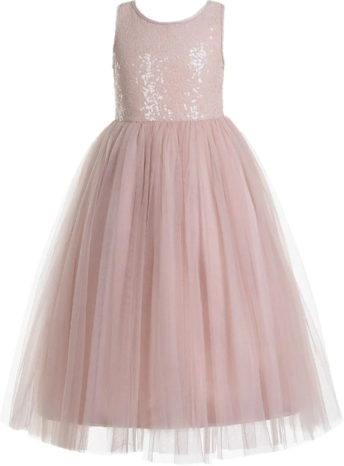 ekidsbridal Crossed Straps A-Line Junior Flower Girl Dresses Pageant Dress Ball Gown 177