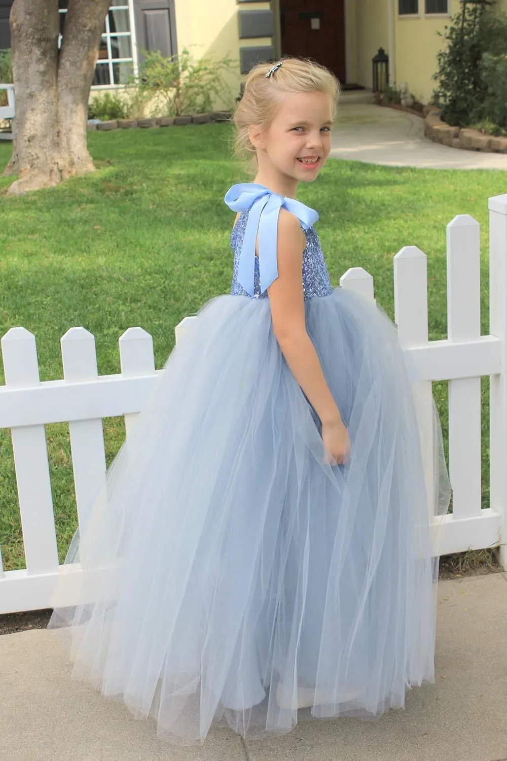 ekidsbridal One-Shoulder Sequin Tutu Flower Girl Dress Corset Dress Wedding Pageant Dresses Ball Gown Tutu Dresses