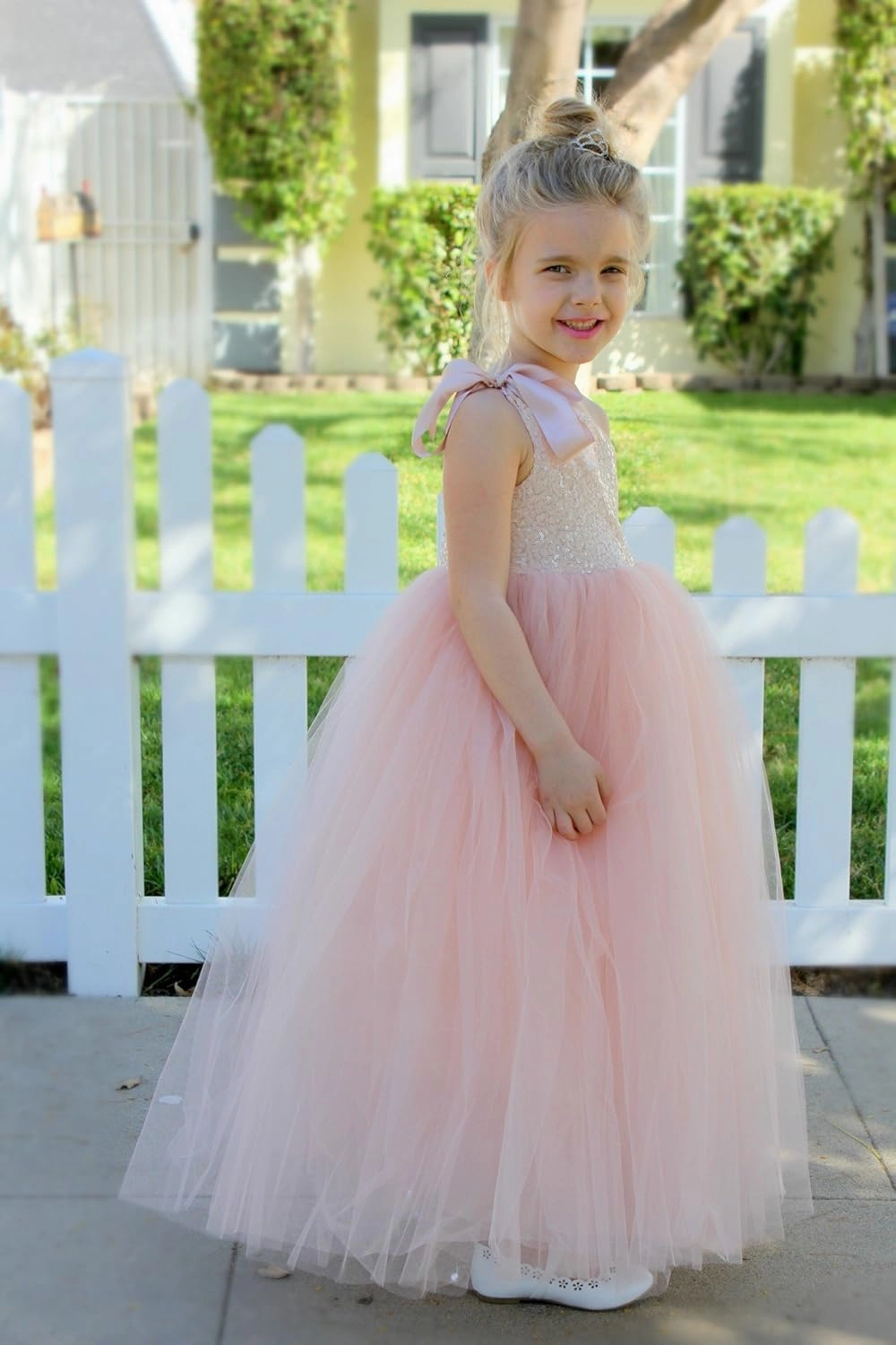 ekidsbridal One-Shoulder Sequin Tutu Flower Girl Dress Corset Dress Wedding Pageant Dresses Ball Gown Tutu Dresses