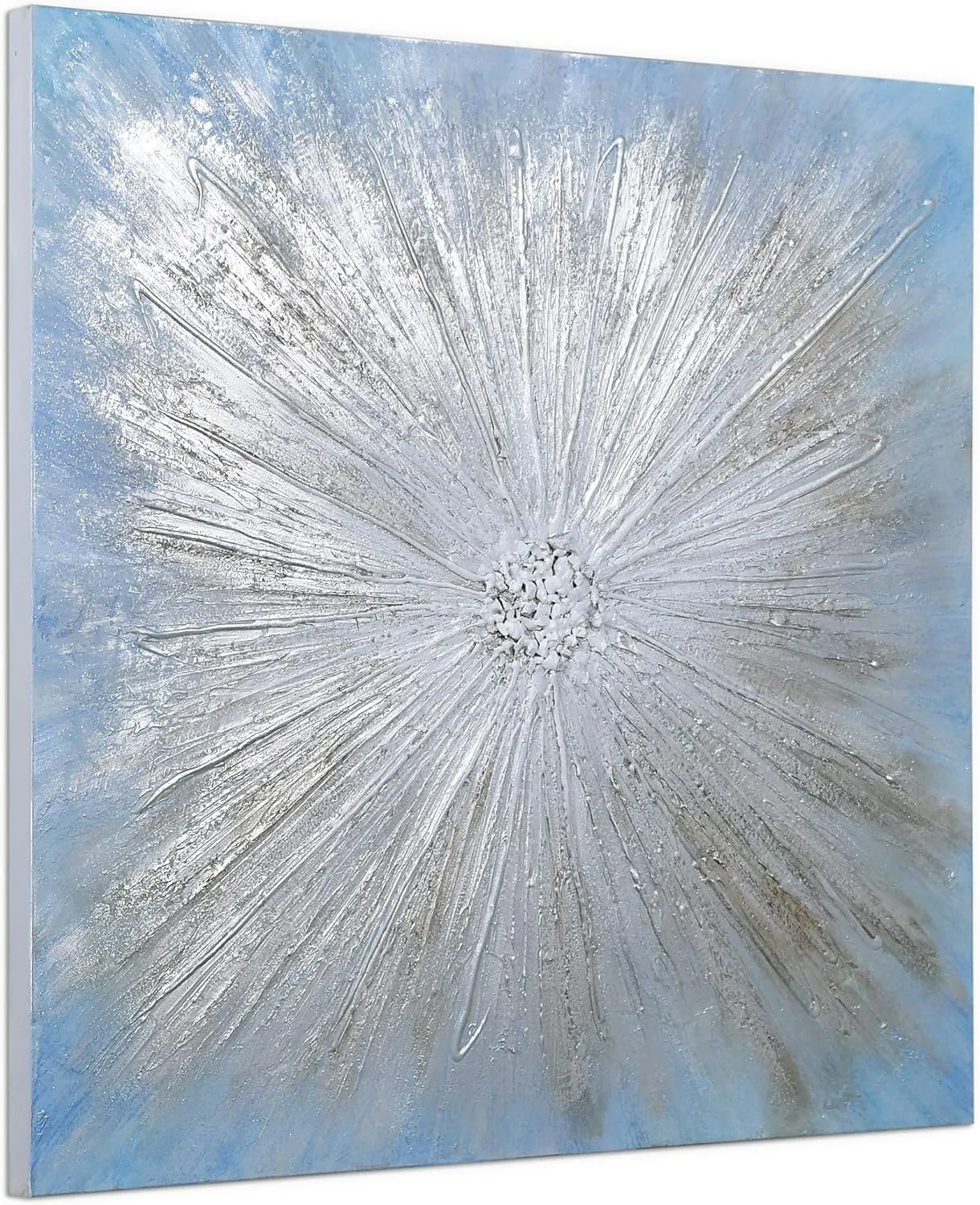 Empire Art Direct Abstract Wall Art Textured Hand Painted Canvas by Martin Edwards, Unframed, 36" x 36", Supernova