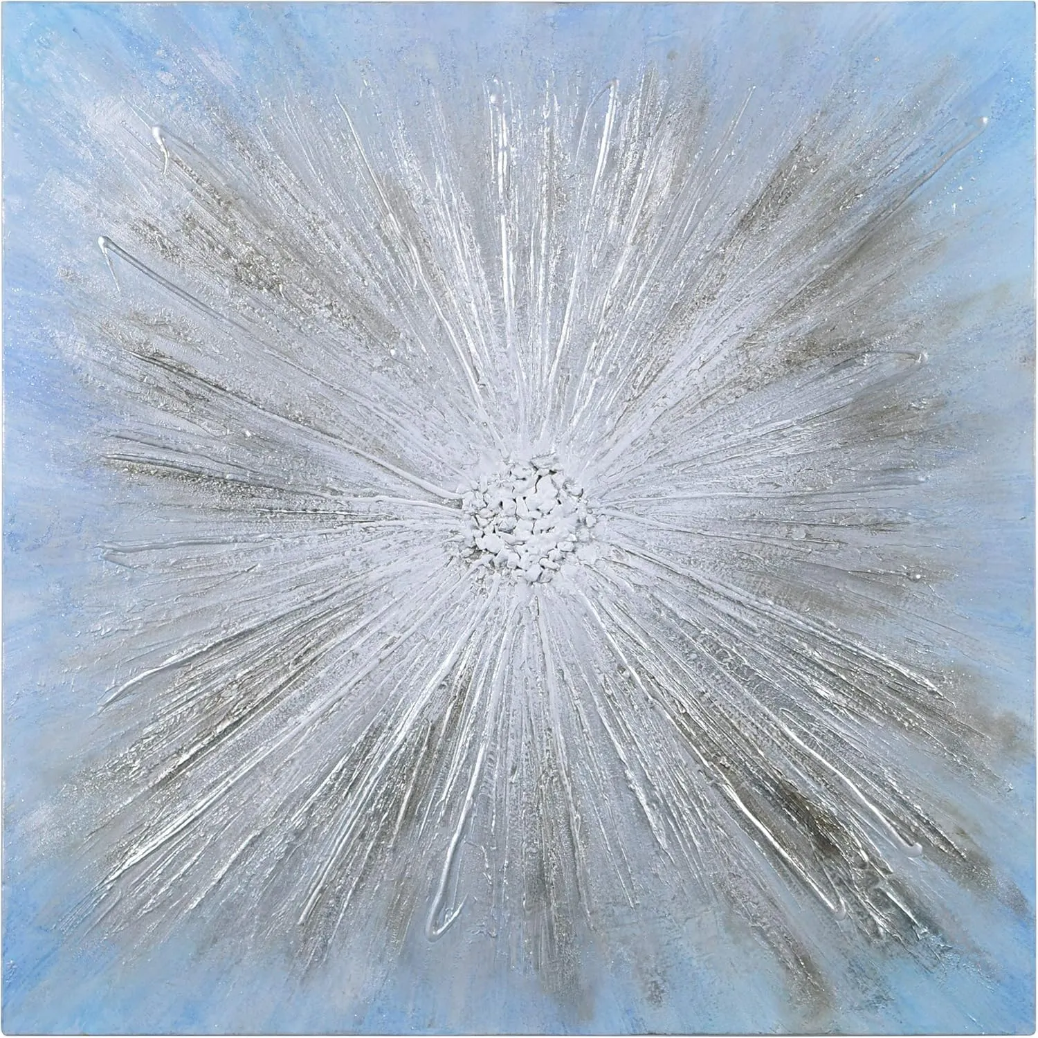 Empire Art Direct Abstract Wall Art Textured Hand Painted Canvas by Martin Edwards, Unframed, 36" x 36", Supernova