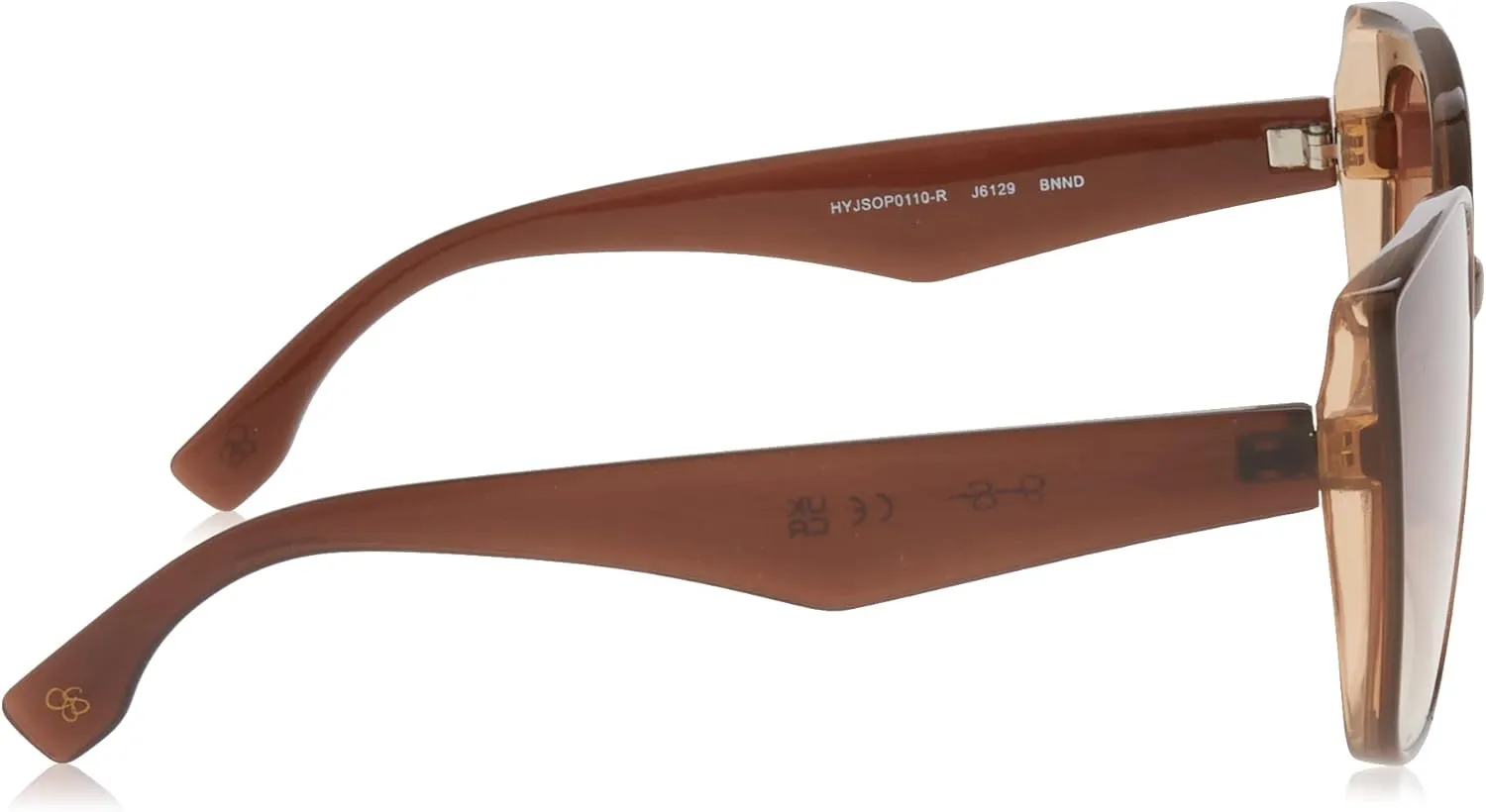 essica Simpson Women's J6214 Oversized Cat Eye Square Sunglasses