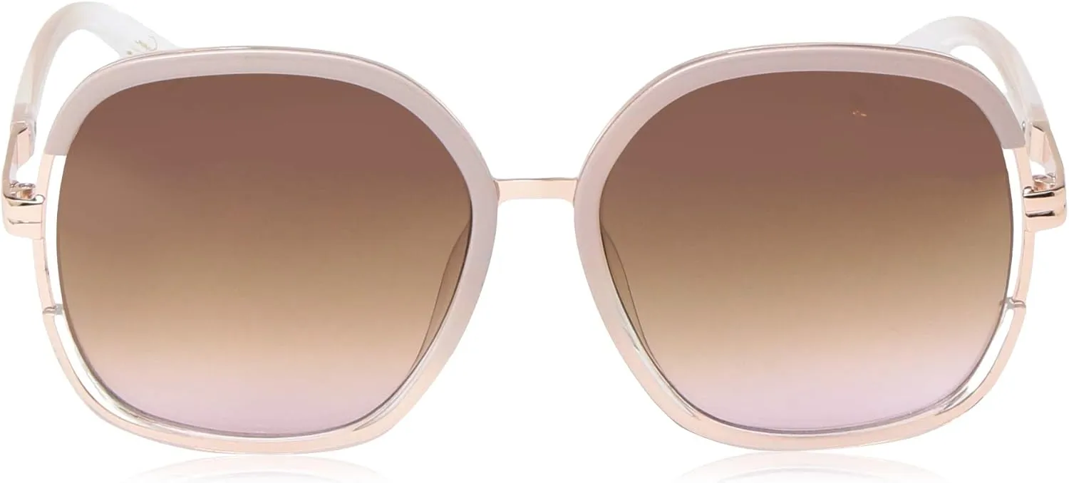essica Simpson Women's J6214 Oversized Cat Eye Square Sunglasses