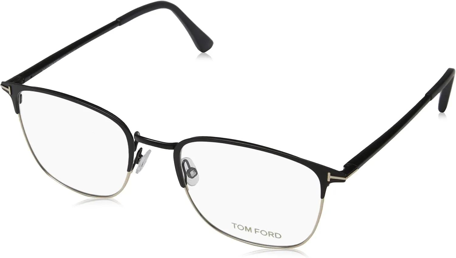 Eyeglasses Tom Ford FT 5453 002 Matte Black, Shiny Rose Gold