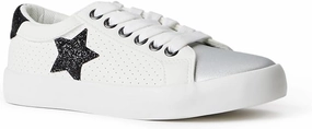 FabKids Kids Sneakers Boys Girls White Shoes Low Top Lace Up Footwear for Toddler Little Kid Big Kid