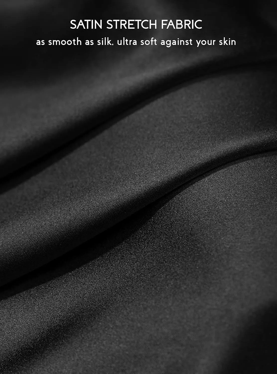 Femofit Satin Nightgowns for Women Two Packs Nightgown Sexy Chemise Silk nightie Nightie Cami Lounger Dress Full Slip