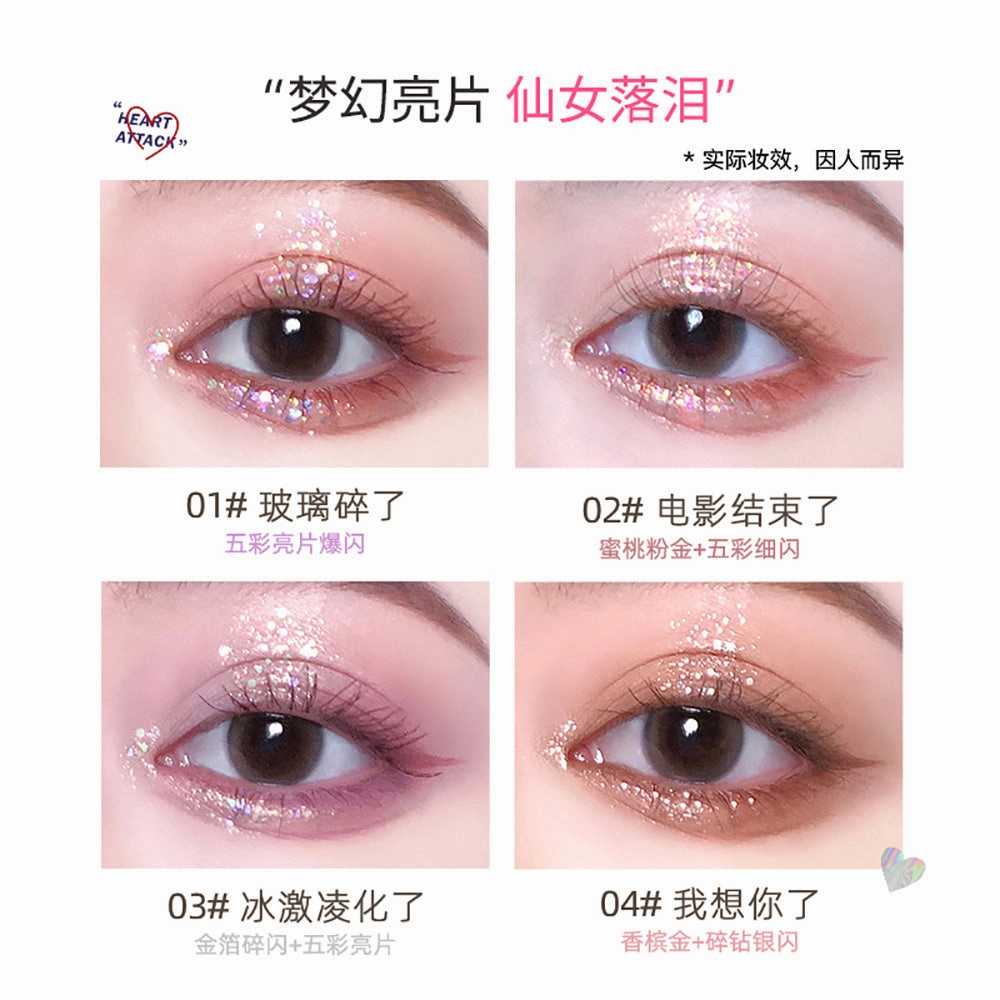 Florite Heart Attack Liquid Eyeshadow 04 - Miss You