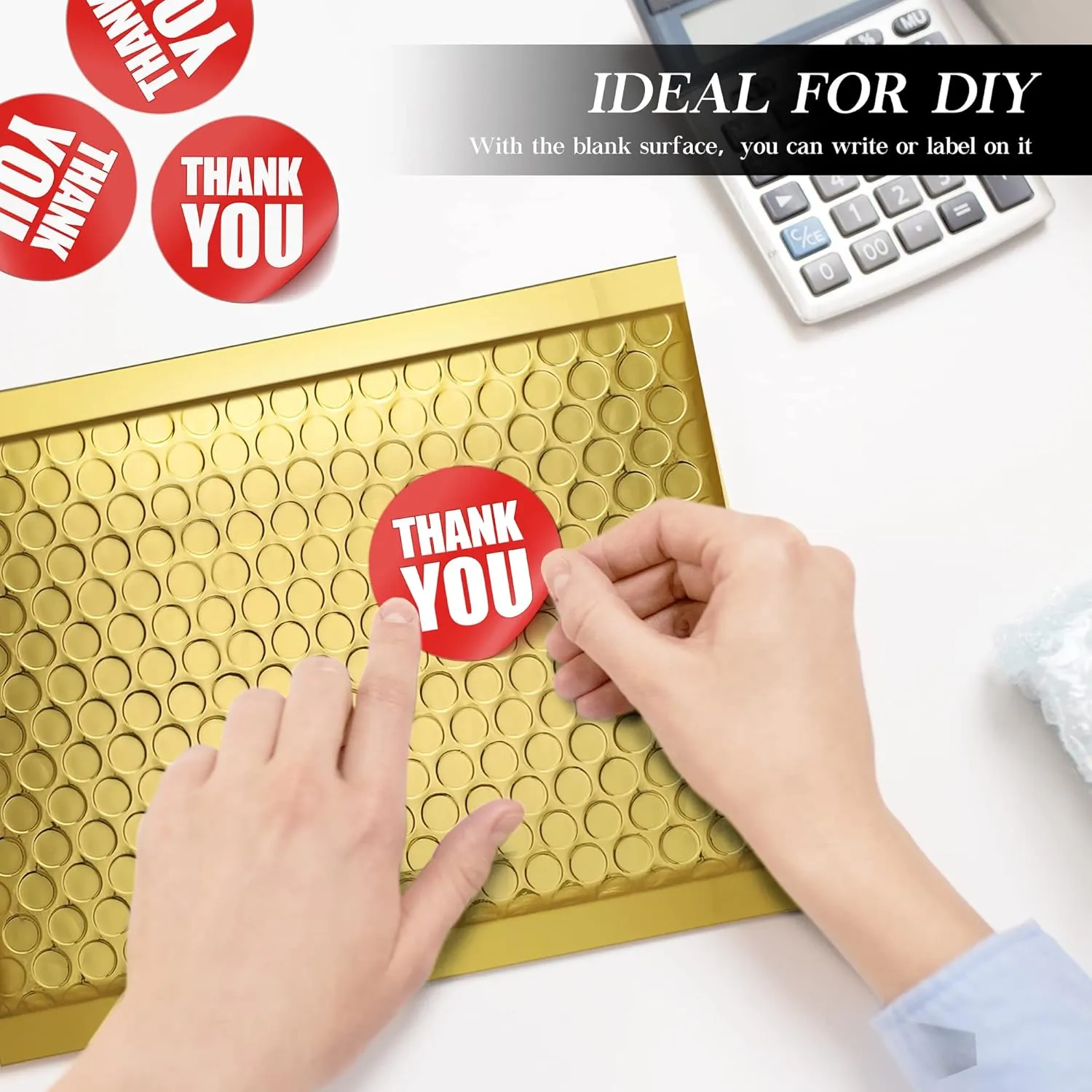 Fuxury Gold Bubble Mailers 6x10 "50 Pack, Strong Adhesion Metallic Bubble Envelopes,Waterproof Padded Envelopes,Durable Padded Mailers,Super Cute Packing for Jewelry, Makeup Supplies,Bulk #0