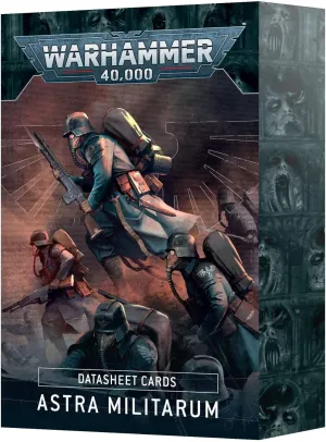 Games Workshop Warhammer 40K Datasheet Cards - Astra Militarum