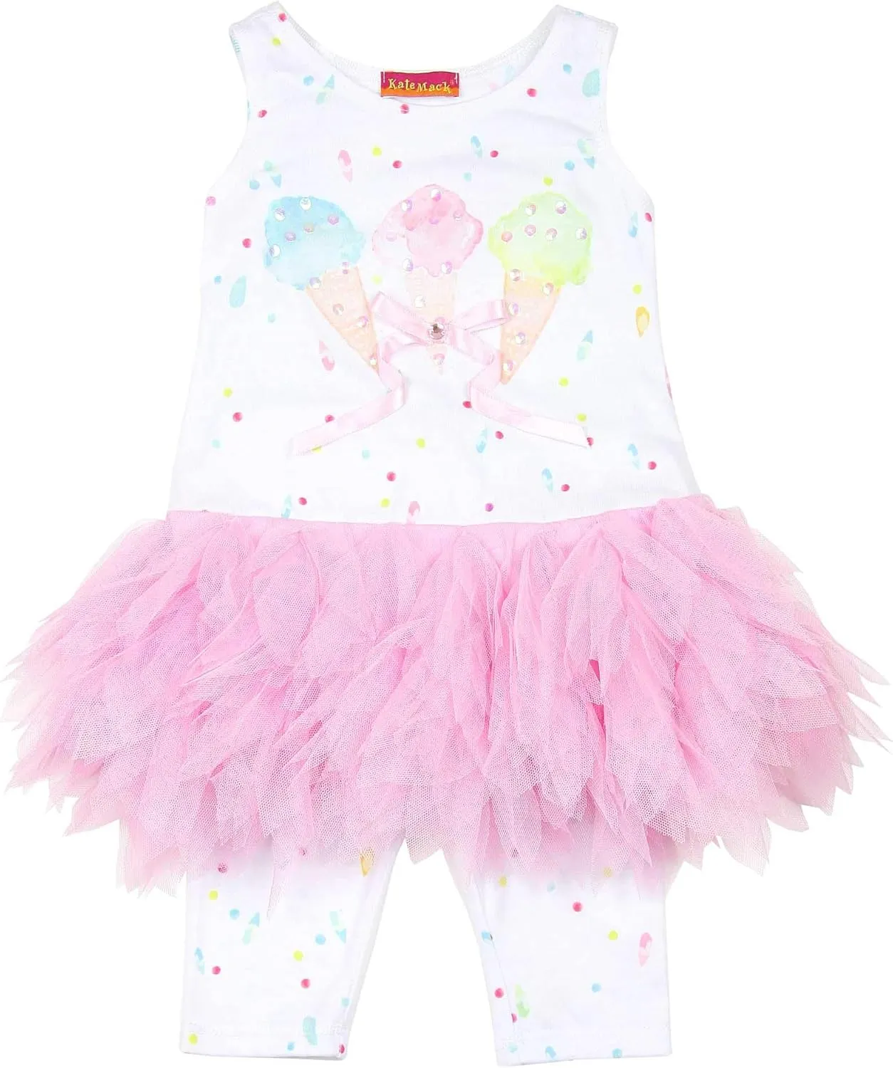 Girls' Ice Cream Social Tunic and Leggings Set, Sizes 12M-4