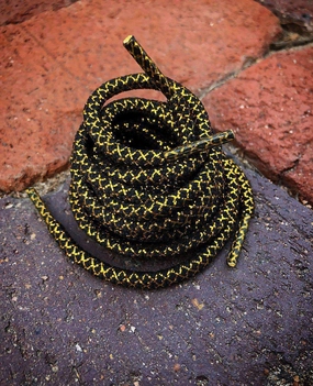 Gold & Black Metallic Laces