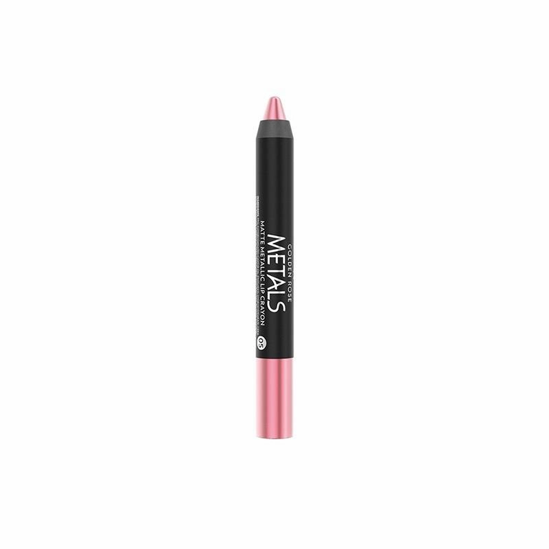 GOLDEN ROSE Metals Matte Metallic Lip Crayon