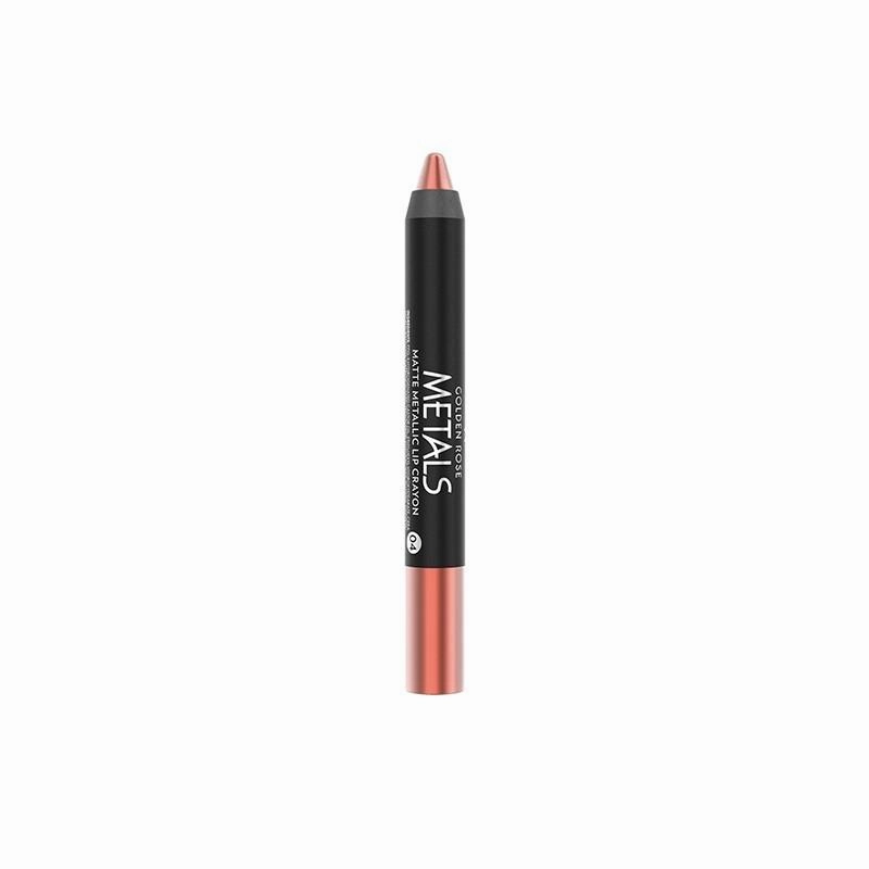 GOLDEN ROSE Metals Matte Metallic Lip Crayon