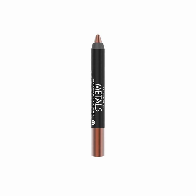 GOLDEN ROSE Metals Matte Metallic Lip Crayon