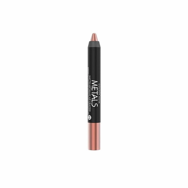 GOLDEN ROSE Metals Matte Metallic Lip Crayon
