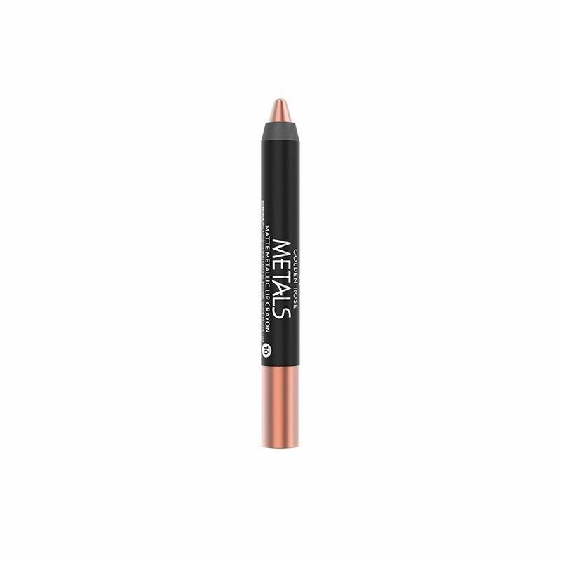 GOLDEN ROSE Metals Matte Metallic Lip Crayon