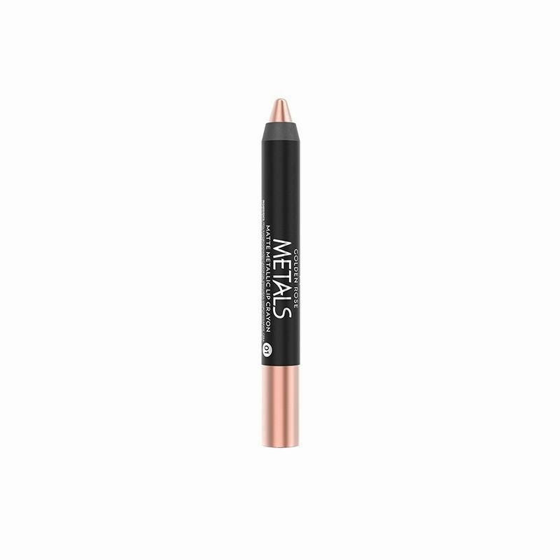 GOLDEN ROSE Metals Matte Metallic Lip Crayon
