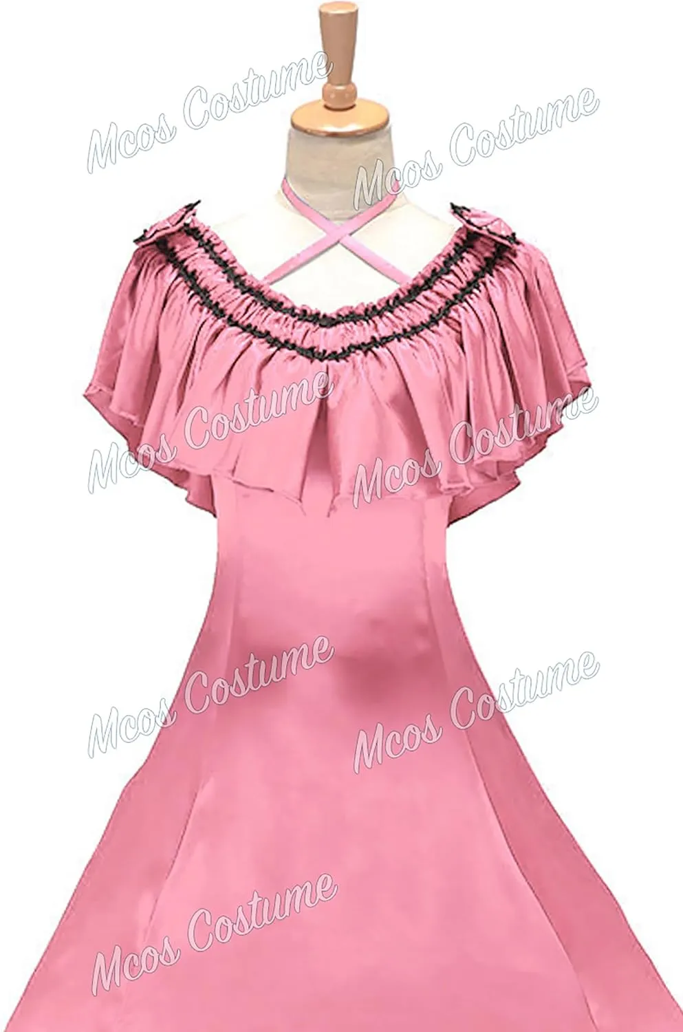 Gorgeous Herrlich Elegant Lolita Doll Neck Strap Lace Ball Gown Dress Pink